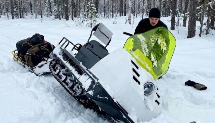 Что делать если перевернул снегоход с двигателем Loncin LC2V80FD или Lifan LF2V80F-A?
