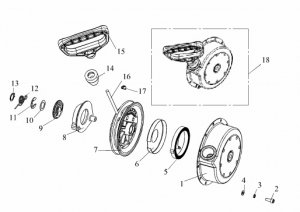 Запчасти для ручного стартера Тайги