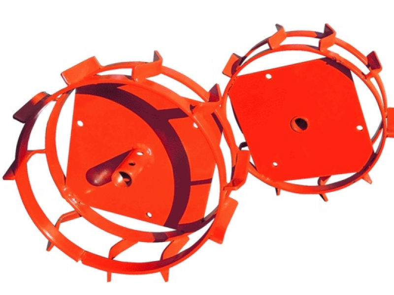 Грунтозацепы KF (диам.340, шир.90, сварные,2 обруча, вал D25мм) ВРМЗ 00.04.25.00.00 пара