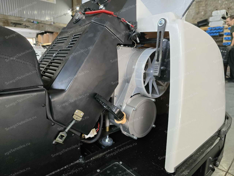 Снегоход 2Т с двигателем РМЗ длинный