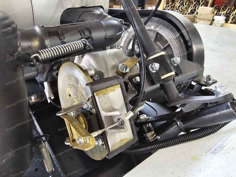 Снегоход 2Т с двигателем РМЗ длинный