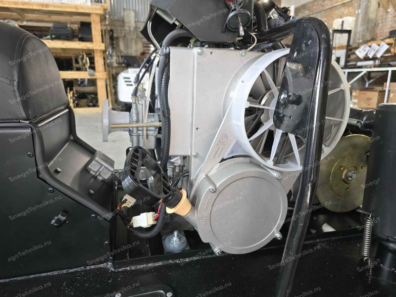 Снегоход 2Т с двигателем РМЗ длинный