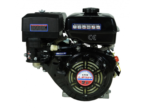 Двигатель Lifan 177F для мотопомпы резьбовой вал Type W1 Уценка