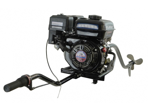 Мотор лодочный болотоход Habert (двигатель Lifan 170F D20)