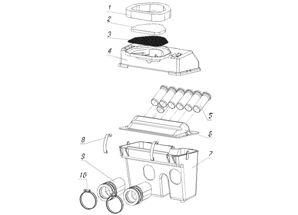 Глушитель шума впуска Тайга